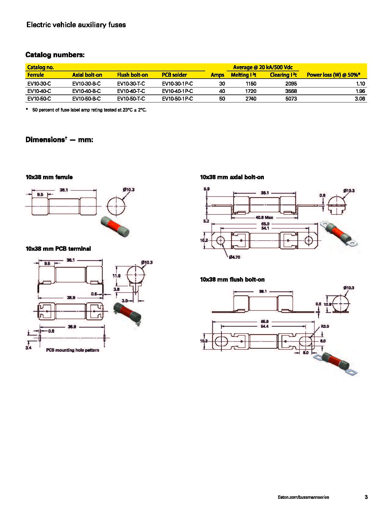 EV10電動(dòng)汽車(chē)控制盒熔斷器 尺寸 型號(hào) EV10電動(dòng)汽車(chē)控制盒熔斷器 尺寸 型號(hào)
